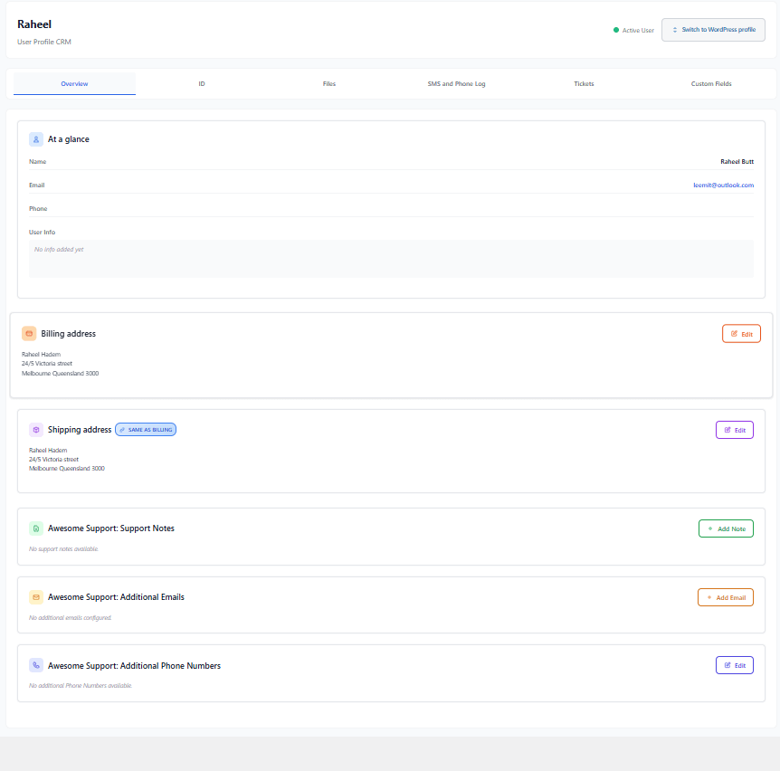 Custom-CRM-Plugin-Dashboard-WordPress